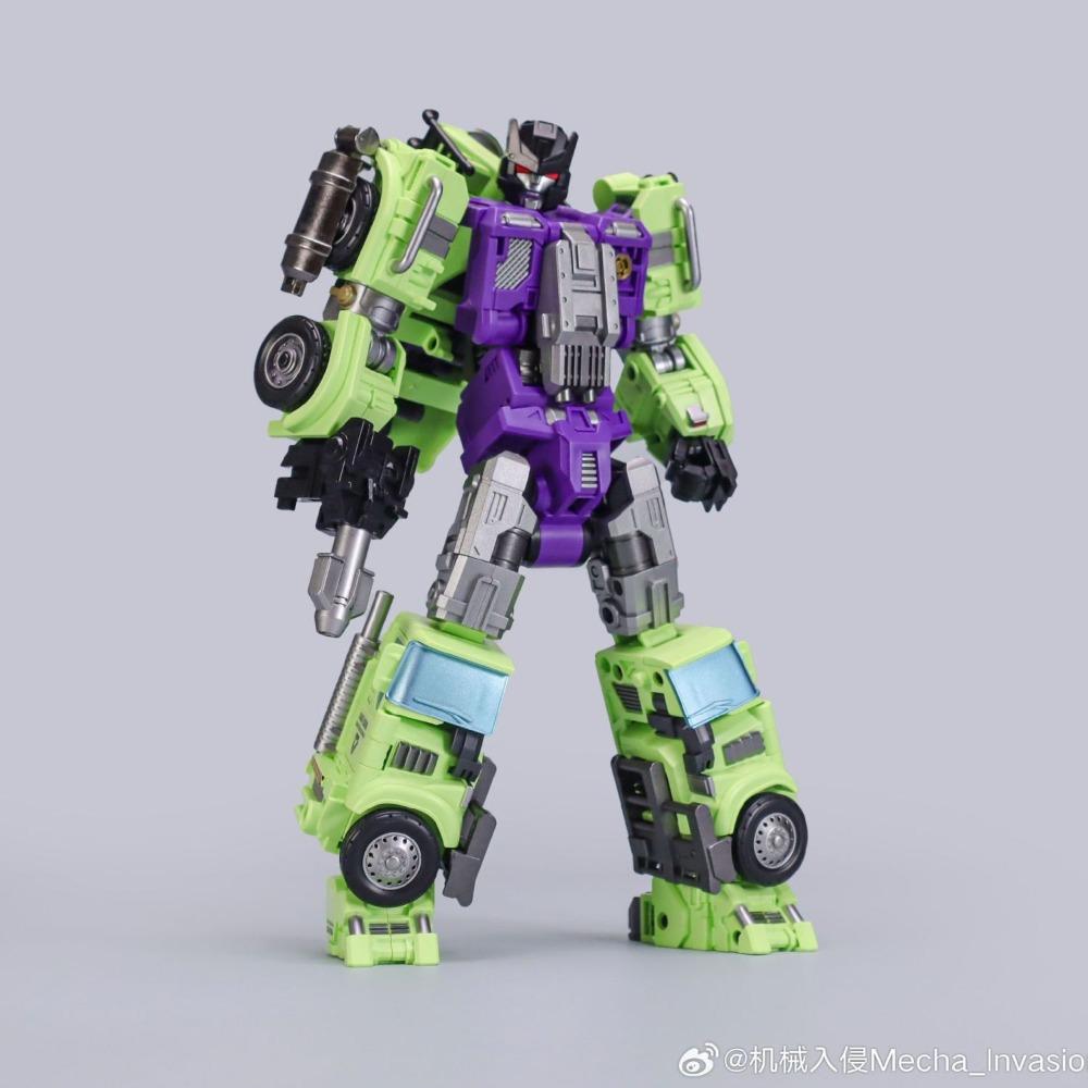 GLA-01 GLA-02 Invasione Mecha LEGIONE GIGANTE Devastator Trasformazione Scrapper Mixmaster Action Figure Robot 100% Collezione Regalo