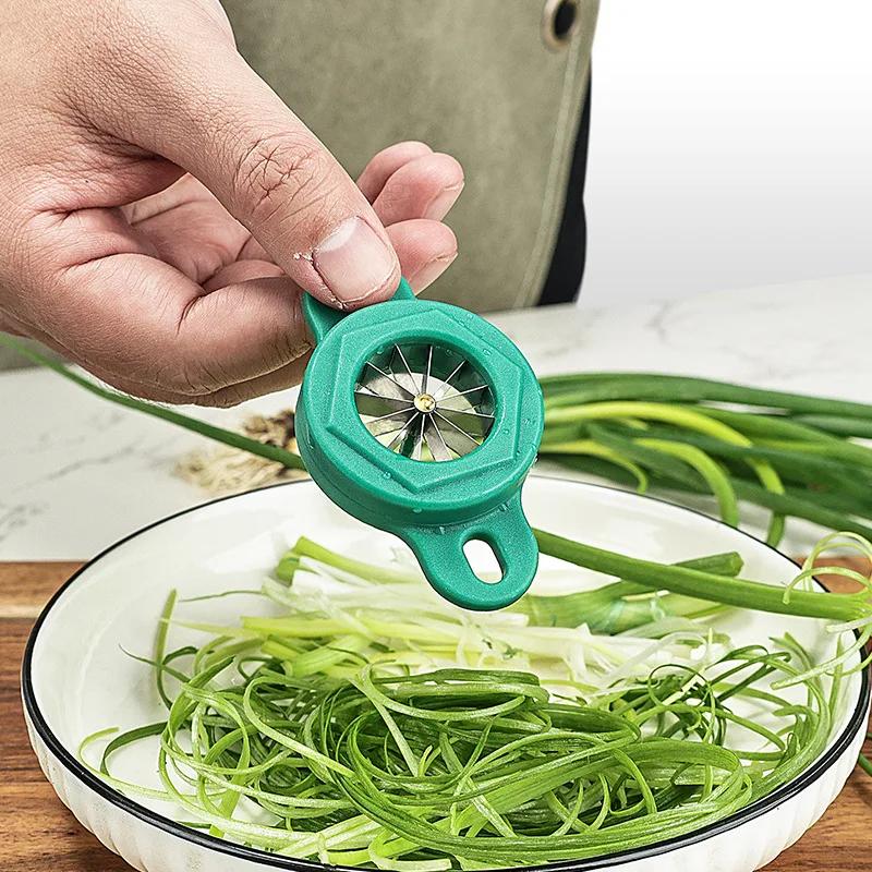 1PC Green Onion Slicer Cut Green Onion Wire Drawing Kitchen Superfine Vegetable Shredder Kitchen Gadget Vegetable Cutter