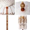 Balinese Sun Umbrella Cream 215 X 215 X 260 Cm