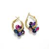 Modisches Acryl-Ohrringe-Set Bunte Vielseitige Ohrringe Geschenk Blume Anhänger Elegante Hängeohrringe Damen Mädchen Geschenk