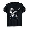 European Sizes Rocking Bear Bass Guitar Player Concert Festival Music Cool T-Shirt | Men'S Casual Short Sleeve, Funny Graphic Tee