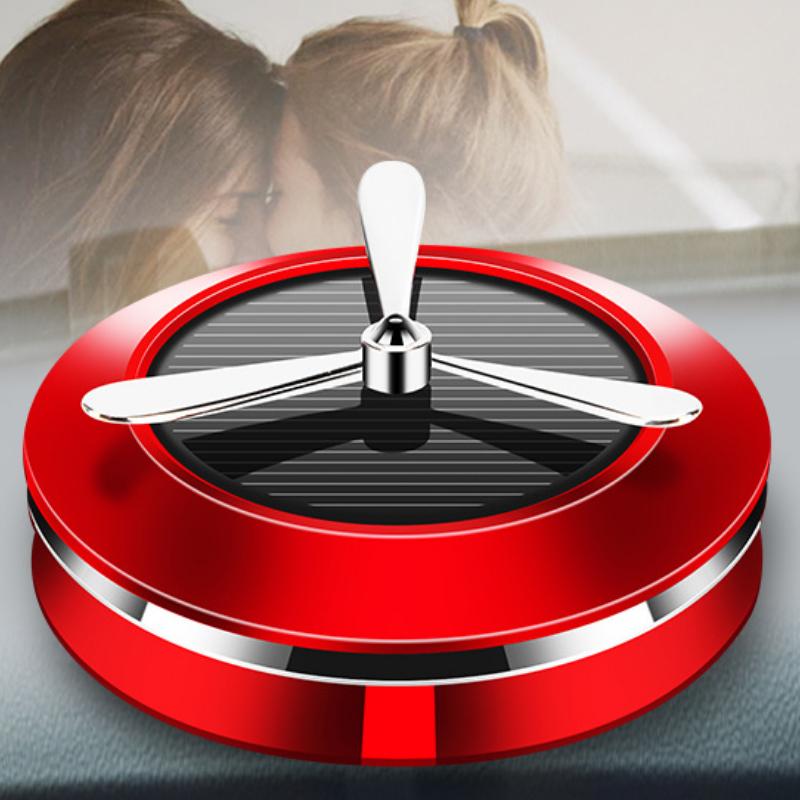 Solar Powered Rotating Vehicle Technological Desk Gadgets Fidget Roller Spinning Top Tip Gyroscope Relieve Stress Relief Toy
