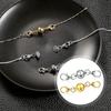 2/4/10pcs Simple and fashionable spherical buckle bracelet necklace connecting buckle double headed lobster buckle connector bracelet necklace