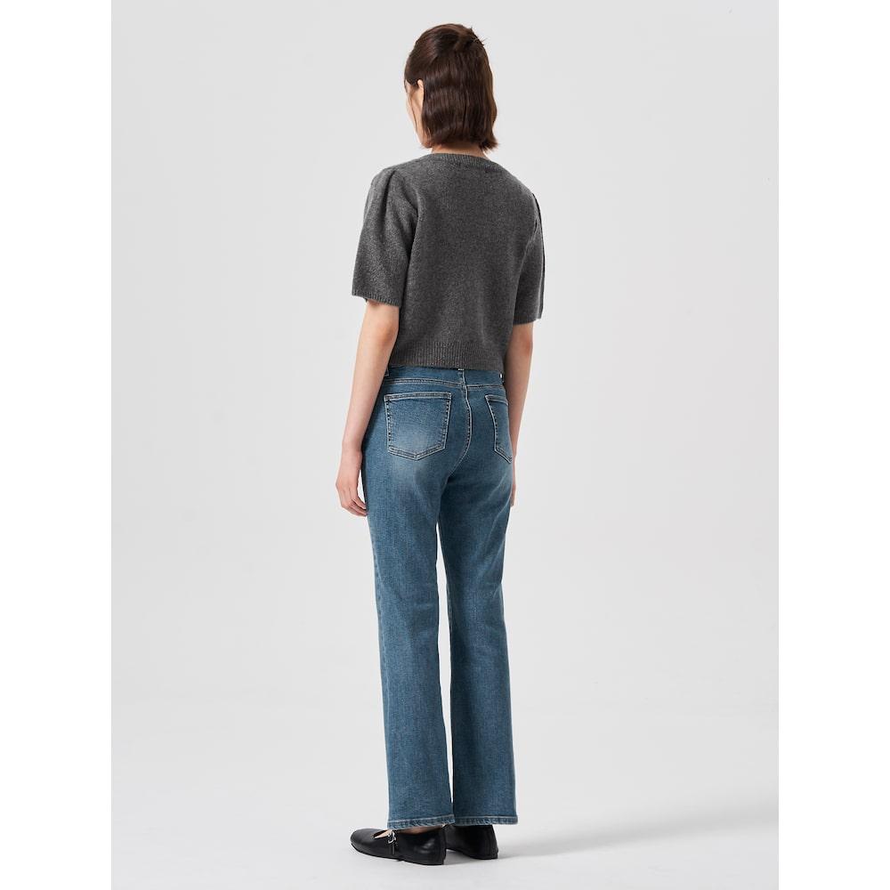 8SECONDS Square Neck Short Sleeve Pullover Gray