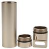 Aluminum Alloy Waterproof Drug Case Outdoor Survival Storage Container Dry Bottle LSand Color