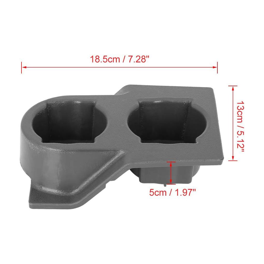 Flexible And Durable Dual Hole Car Cup Holder For Easy Installation Car Cup Holder Bottle Stand