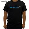Camiseta Hombre SpaceX Space X Logo Popular Personalizada Manga Corta Para Novios Talla Grande Ropa Nueva Moda