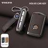 Carcasă din piele pentru cheie auto Carcasă de protecție completă pentru cheie inteligentă cu telecomandă Pentru Volvo XC40 XC70 XC90 C30 C40 S60 S80 S90 V40 V60 V90
