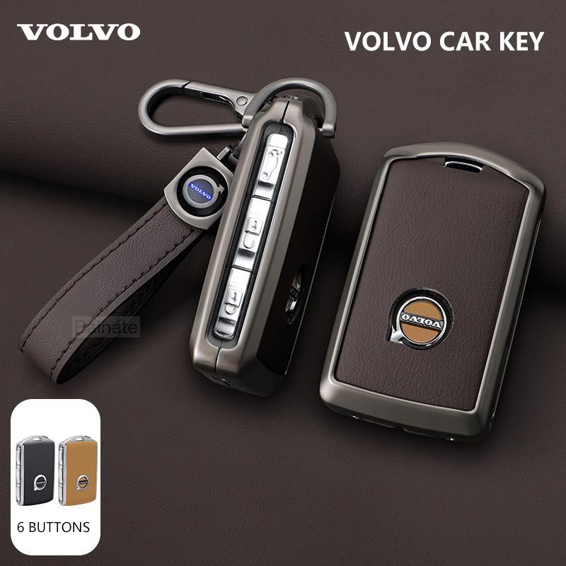 Carcasă din piele pentru cheie auto Carcasă de protecție completă pentru cheie inteligentă cu telecomandă Pentru Volvo XC40 XC70 XC90 C30 C40 S60 S80 S90 V40 V60 V90
