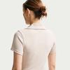 Nike Polo Shirts Women's Beige Lapel Moderate