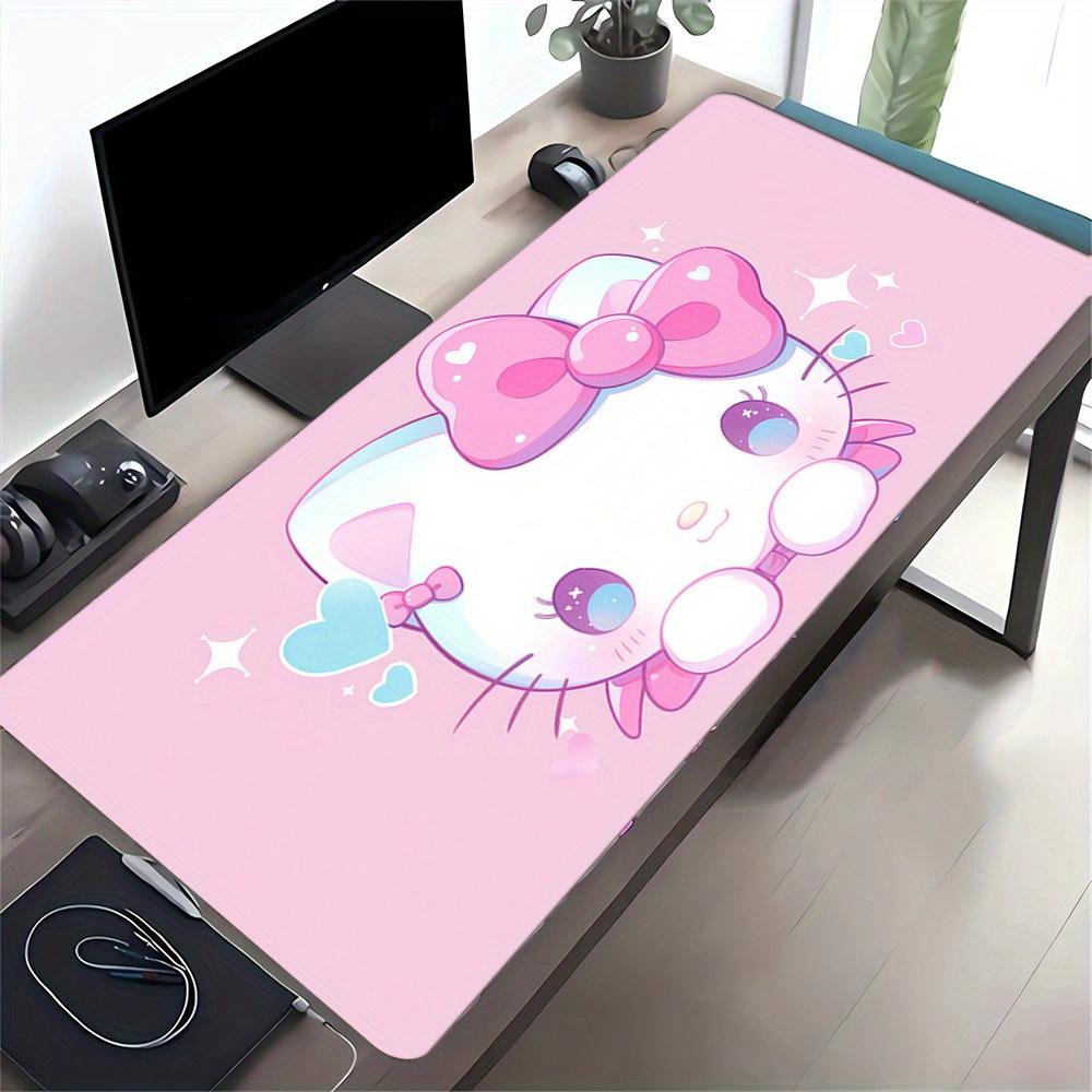 1pc Hello Kitty Cute PastelComputer Pad with Vibrant Game Machine Print, Mouse Pads for Desk0515010