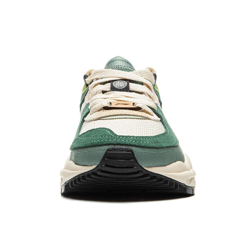 Li Ning CF Origin V4 Sports Comfortable Wear-Resistant Breathable Low-Top Lifestyle Shoes Women Sneaker Green AGLU290-1