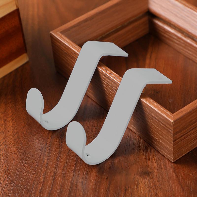 2 Stück Schrankstangenhalter Schwere Metall-Wandmontage Stangenhalter Mit Schrauben Schrankstangenhalter Schrankregal Stangenhalter