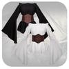 Chemise Longue Pirate Renaissance pour Femme Mangguo Costume Cosplay Vintage