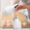 12-Piece Piping Couplers Set - 3 Sizes for Piping Bags & Icing Nozzles (Plastic Standard Couplers, Clear)