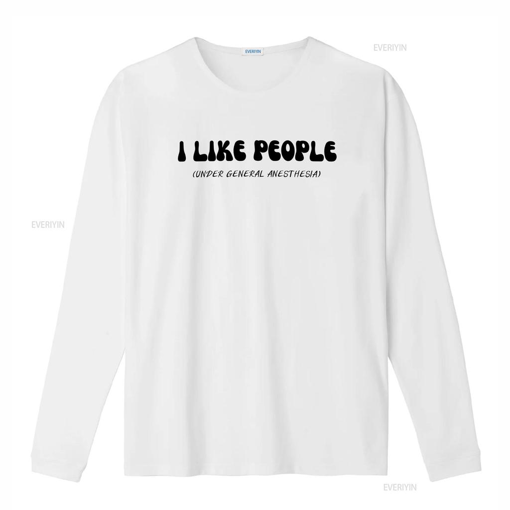 Funny Anesthesia T Shirt I Like People Under General  vintage Washed Breathable fashion designer clothes Unisex Stylish