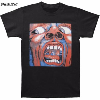 Summer Style Tops Work Shirts Novelty King Crimson Men's In The Court Of The Crimson King T-shirt o-Neck Short-Sleeve Mens Tees