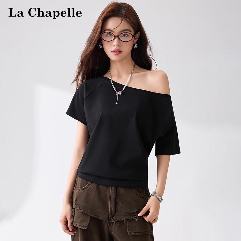 La Chapelle Women s Off-Shoulder Short Sleeve T-Shirt XL
