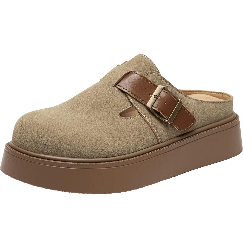 ZHR Women s JF98T Closed-Toe Buckle Mules 37
