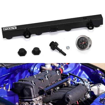 Aluminium K Series Heavy Fuel Rail Kit High Flow Injection Fuel Rail For Honda K20 K24 RSX Civic Si ,Integra EP3 With Oil Gauge