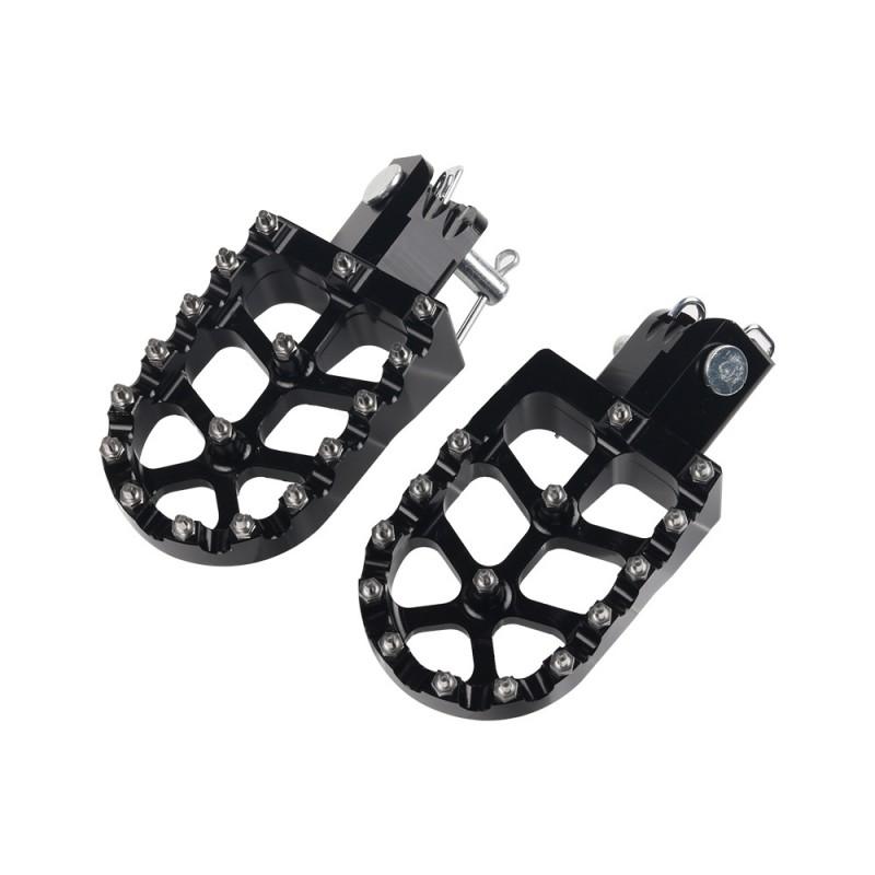 Aluminum CNC Front Foot Pegs Honda CRF50 XR70 CRF110 SSR SDG Xmotor Motorcycles