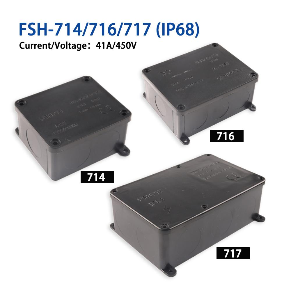 

2/3-ходовий Електричний Кабельний Провідний З єднувач Зовнішній Водонепроникний IP66 Розподільна Коробка з Клемою для 17.5A/450V Світлові Аксесуари