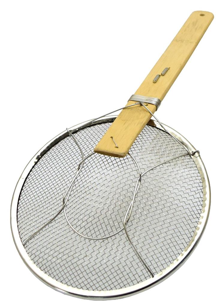 Takagi Bamboo Handle Soba Bamboo Handle That Stays Cool When Scooping Soba or Udon Noodle TAKAGI Fryer, Horizontal, 21cm, Noodles, Ramen, Soba, Udon,