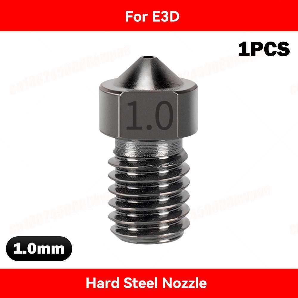 E3D V6 3D Printer High Flow Brass Nozzle, Hardened Steel Copper-Plated CHT Extruder Head, Clearance Sale.