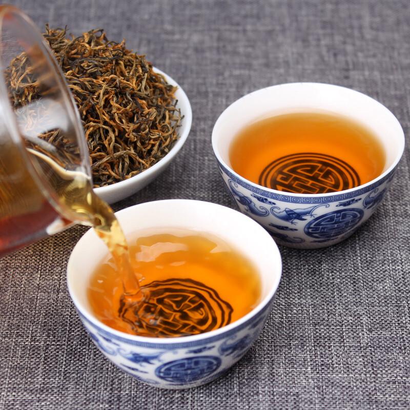 Organic Yunnan Dianhong Golden Buds Black Tea 250g Natural Energy Premium