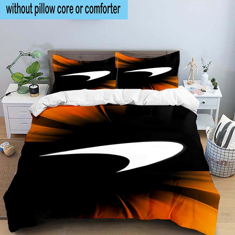 3PCS Mc-laren Printed 3PCS Bedding Set, Includes A Duvet Cover and Two Pillowcases for Bedroom, Suitable for All Seasons Fan Gifts