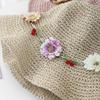 Summer Hats For Women Flower Rope Wide Brim Sun Hat Lady Foldable Sunhat Sunscreen Beach Accessories Seaside Holiday New