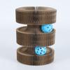 Fun Interactive Turntable Track Arch Corrugated Paper Cat Scratcher Toy