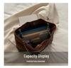 Women's Luxury Suede Diamond Chain Shoulder Bag, 2025 Trend, Large Capacity Tote