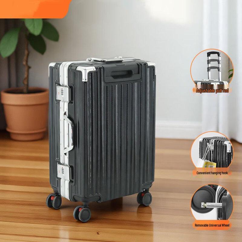 OLOMM Aluminum Frame Hardside Luggage