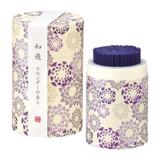 Kameyama Wayu Lavender Scent Approx. 90g Approx. 300 Incense Sticks Mini Size