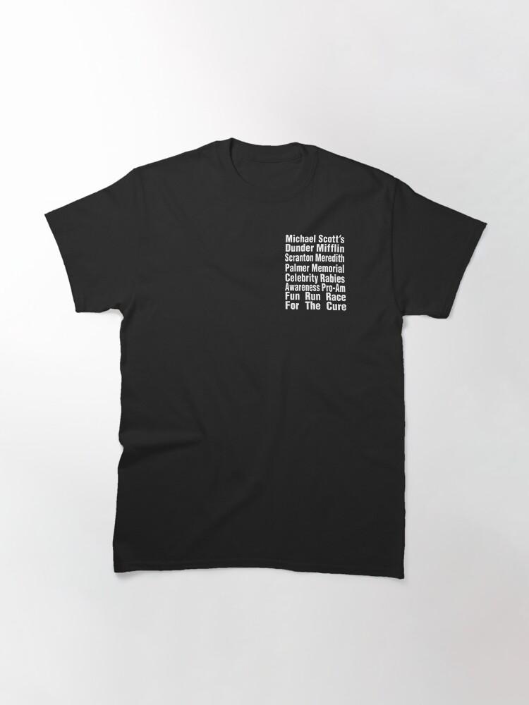 The Cure The Office T-Shirt - Michael Scott's Fun Run Race for the Cure Classic T-Shirt
