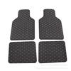 4Pcs PU Leather Car Floor Mat Front Rear Carpet Protect Pad Waterproof Dustproof