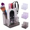 1PC Nail Drill Bits Holder Display Clear Nail Display Box Transparent Makeup Organizer Nail Manicure Tools Acrylic Nail Display
