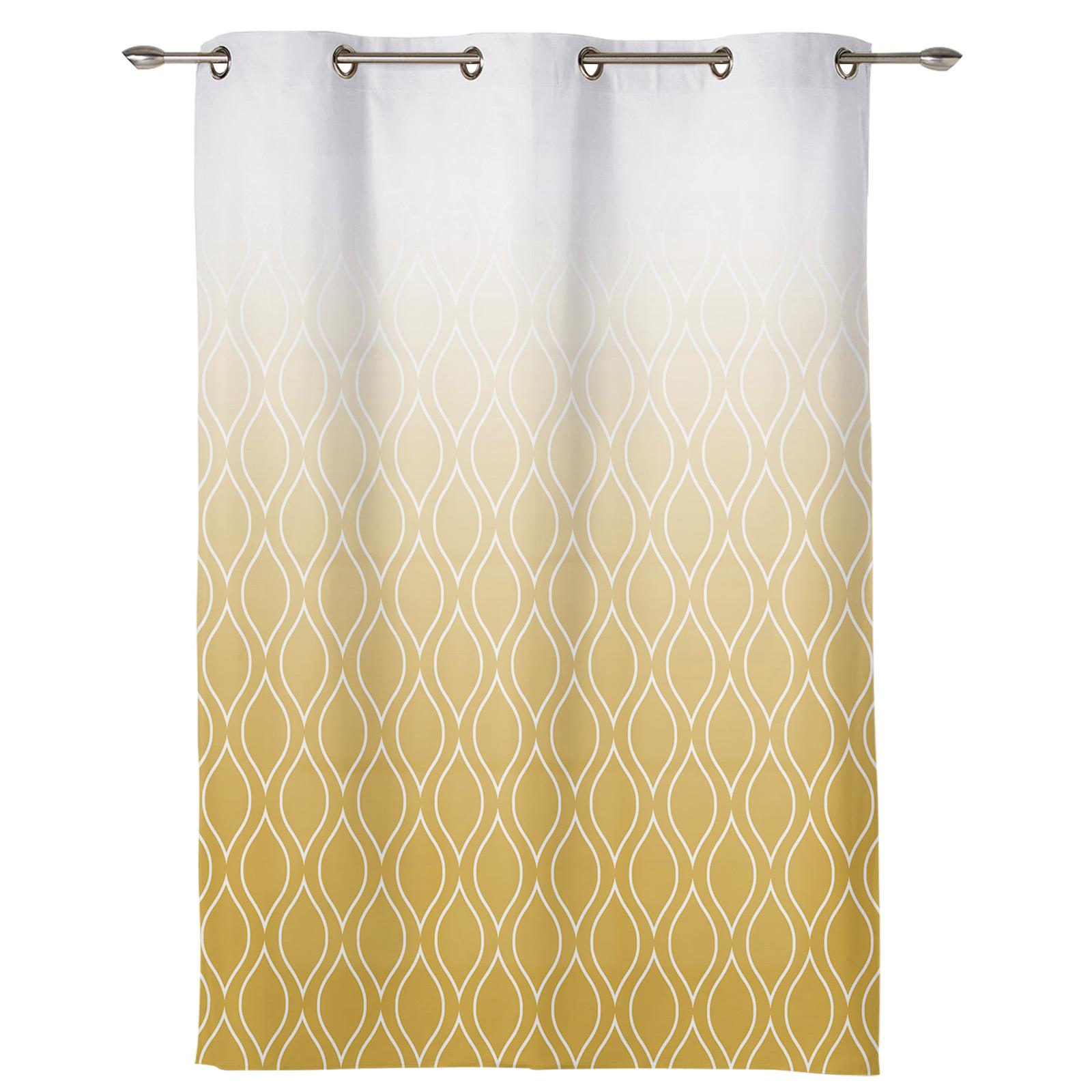 Фэнтезийное звездное небо Полумесяц Пейзажный узор Гостиная Спальня Оконные шторы — фото 9