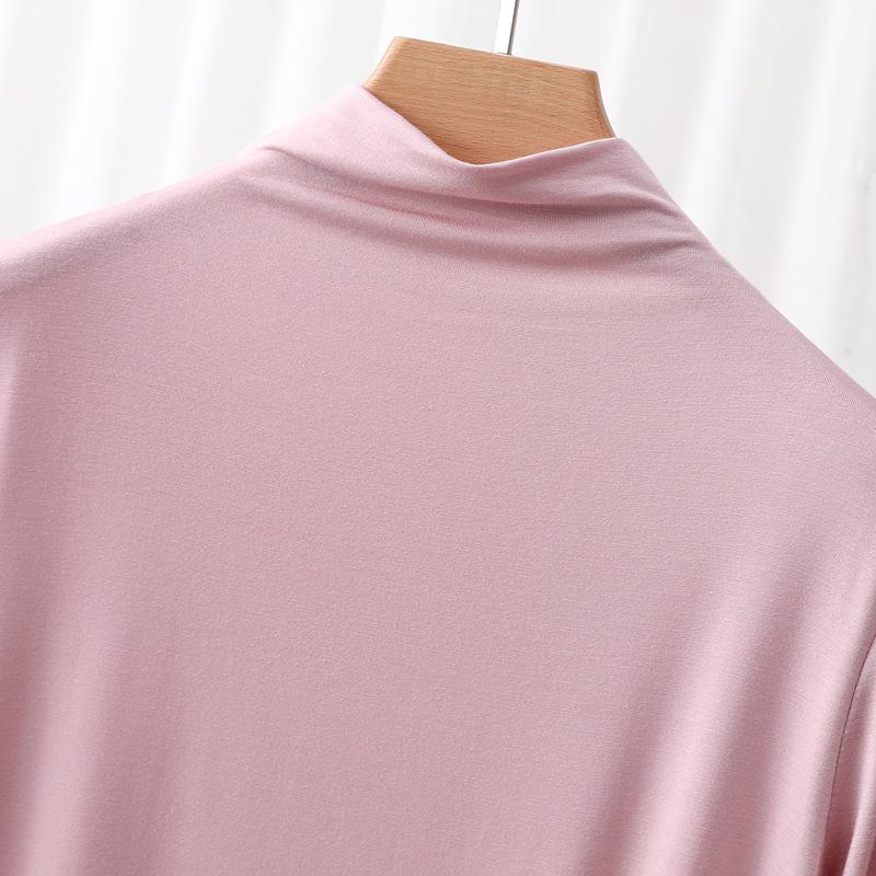 Nuovo Set Stagionale in Modal con Scollo Alto, Manica Media e Pantaloni a Gamba Larga - Moda Due Pezzi Larga, Casual e Comoda