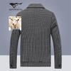 Septwolves Men's Business Casual Plaid Wool Blend Jacket