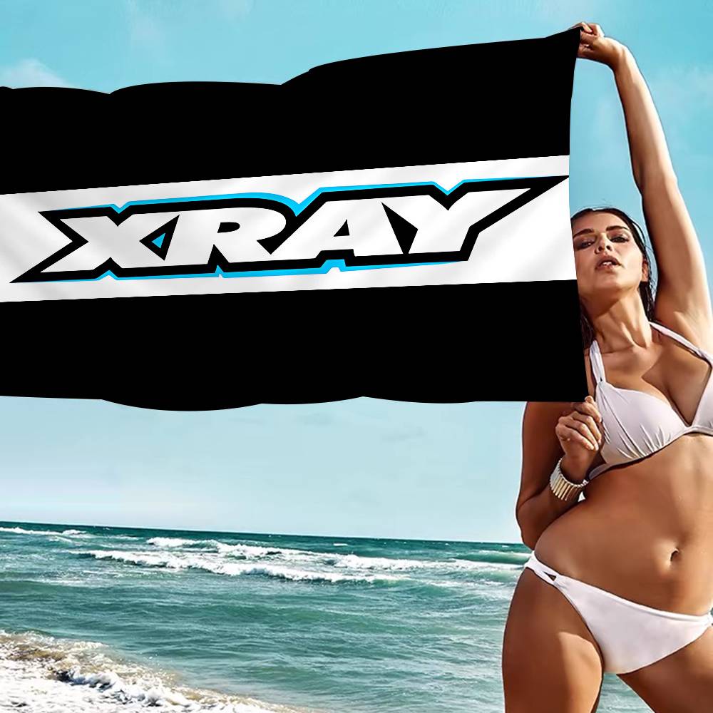 X-XRAY-Y Racing Car Bath Towel Microfiber Soft Water Absorbing Breathable For Girl Kids Decorative Cartoon Beach Towel