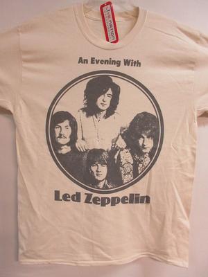 LED ZEPPELIN OFFICIAL 2013 EVENING WITH BAND CONCERT MUSIC EXTRA LARGE Unisex T-Shirt