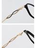 Intelligent Gentle Lady TR Glasses Frame - Ultra-Light, Natural Look with Hollow Temple Design and Prescription Lenses