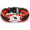 Handgeflochtenes NFL Paracord-Armband für Herren - 32 Teamoptionen für europäische & amerikanische Sportler