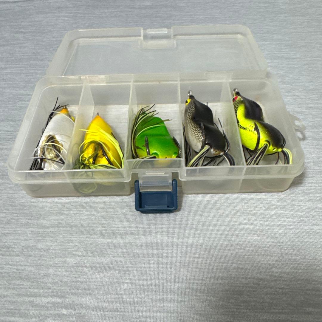 Frog Lure 5-piece set storage case