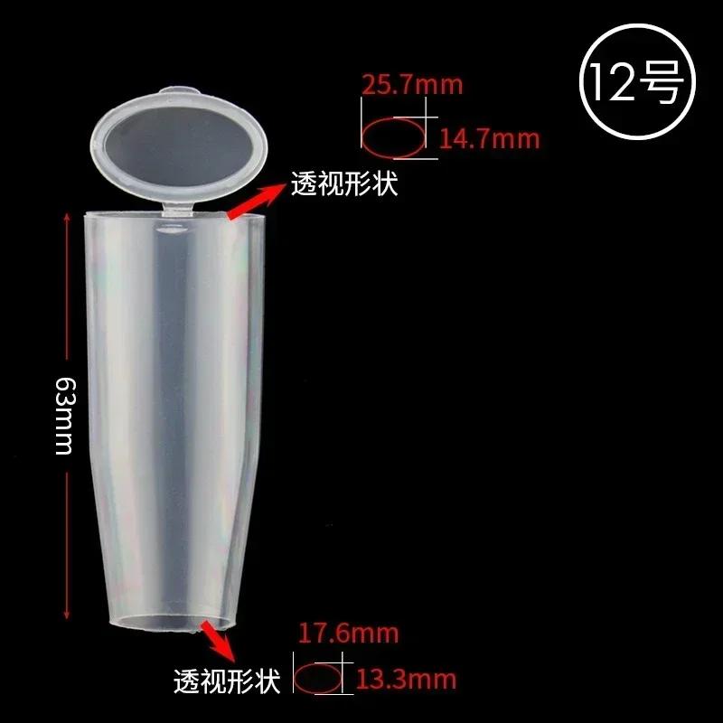 Makeup Brush Portable Protective Cover Anti Deformation Protective Sleeve Eye Shadow Brush Storage Tool Waterproof Plastic Hat