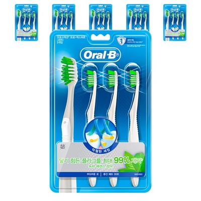 Zubní kartáček Oral-B Cross Action Green Tea s 35 štětinami, 3 balení, 6 kusů