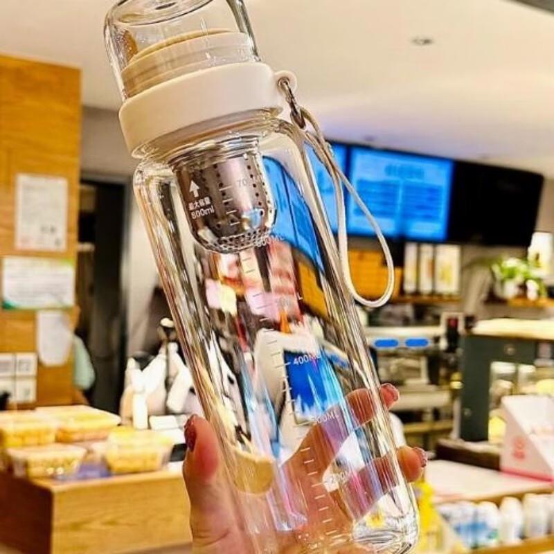 Zhiyue Large Capacity Glass Tea Infuser Bottle