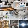 Canmeijia Super Bright UFO LED Light Bulb E27  220V  20W 40W 50W 60W Energy Saving UFO Light Ceiling Lights for Kitchen Living Room